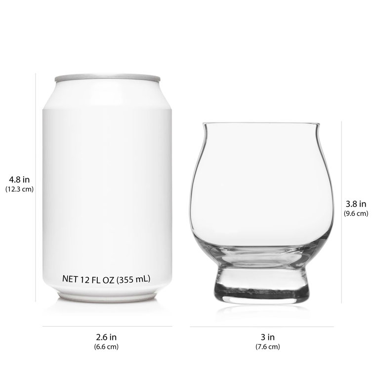 Libbey Signature Clear Glass Bourbon Tasting Set, 8-ounce, Set of 4