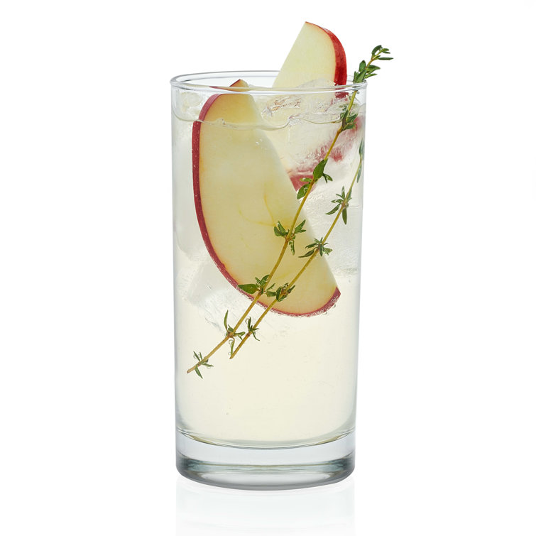 Libbey Clear Heavy Base Highball Glass Set of 8