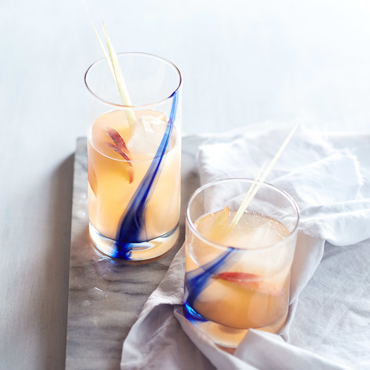 Libbey Blue Ribbon 16-Piece Glass Tumbler and Rocks Set