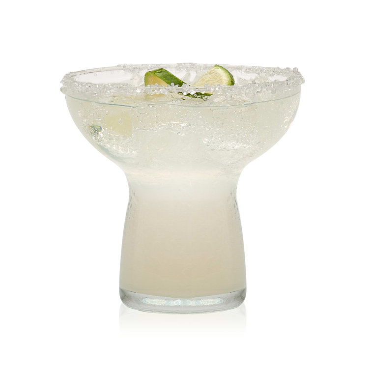Libbey Clear Glass Stemless Margarita Glasses Set of 6