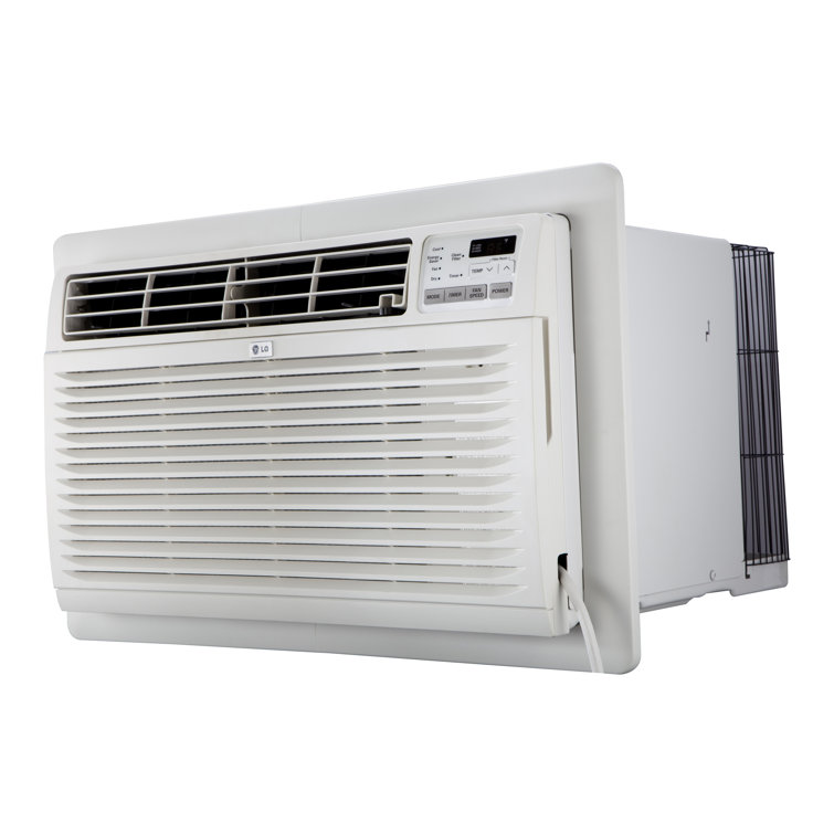 LG 10,000 BTU White Through-the-Wall Air Conditioner with Heater and Remote