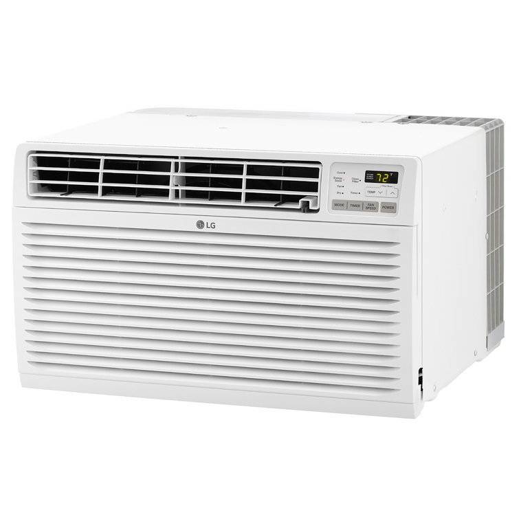 LG 10,000 BTU White Through-the-Wall Air Conditioner with Heater and Remote