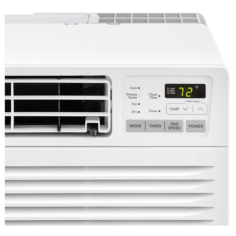 LG 10,000 BTU White Through-the-Wall Air Conditioner with Heater and Remote