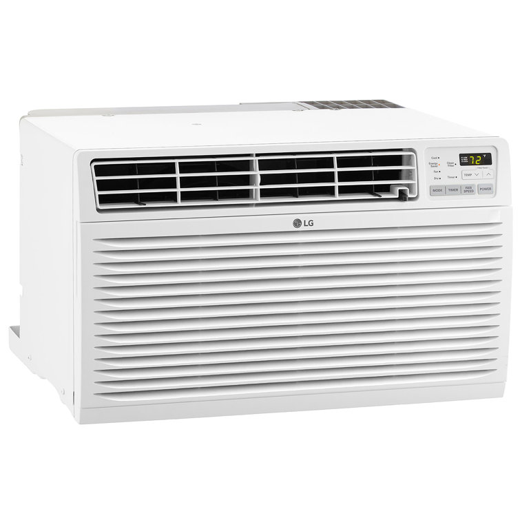 LG 10,000 BTU White Through-the-Wall Air Conditioner with Heater and Remote