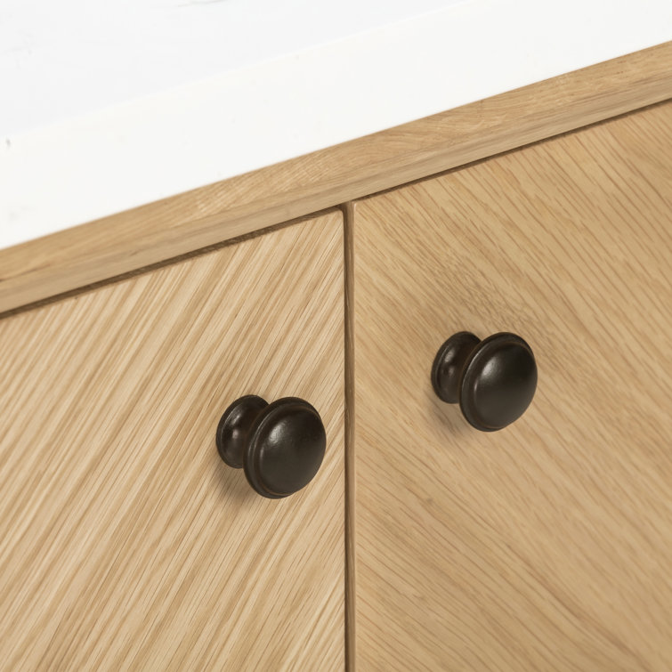 Adele 36'' Natural Oak Single Bathroom Vanity Base
