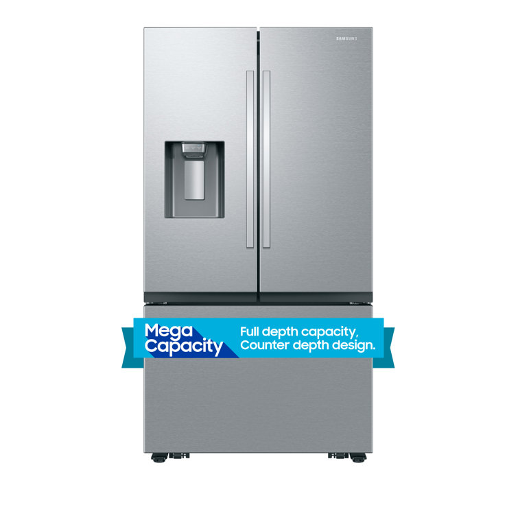 26 Cu Ft Stainless Steel French Door Refrigerator with Dual Ice Makers