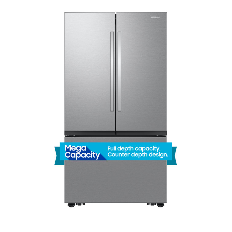 26.5 Cu Ft Stainless Steel Smart French Door Refrigerator with Ice Maker