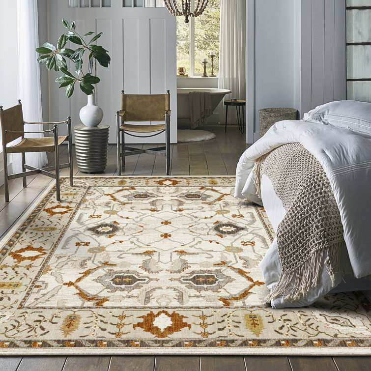 Gray Reversible Synthetic 9' x 12' Rectangular Area Rug