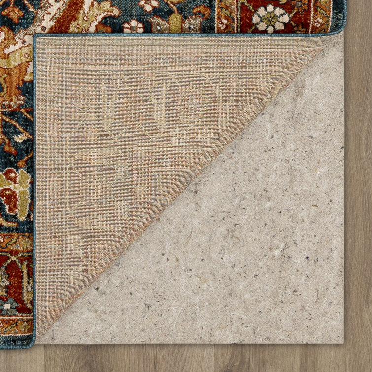 Amara Sapphire Easy Care Synthetic Area Rug 63" x 94"