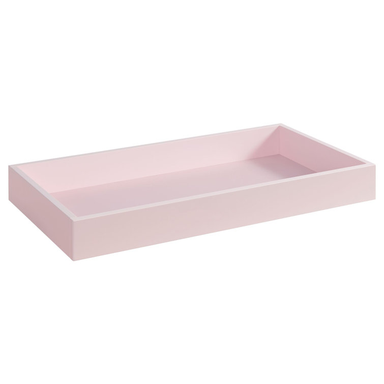 Pink Painted Wood Essential Changing Topper