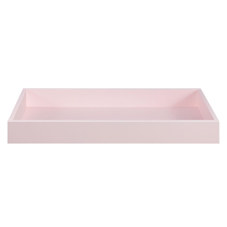 Pink Painted Wood Essential Changing Topper