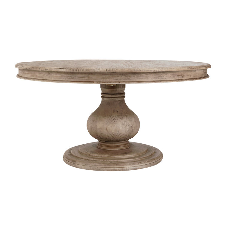 Baldwin 60" Round Reclaimed Pine Rustic Dining Table