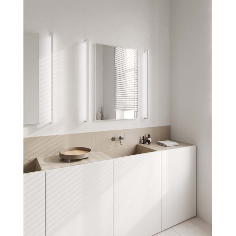 Satin White Thin-Line 51" LED Bath Bar Sconce