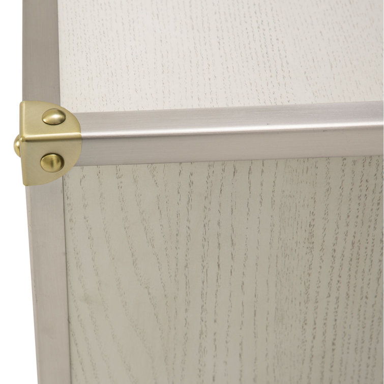 Menlo Station 70.5'' White Transitional Media Console with Cabinet