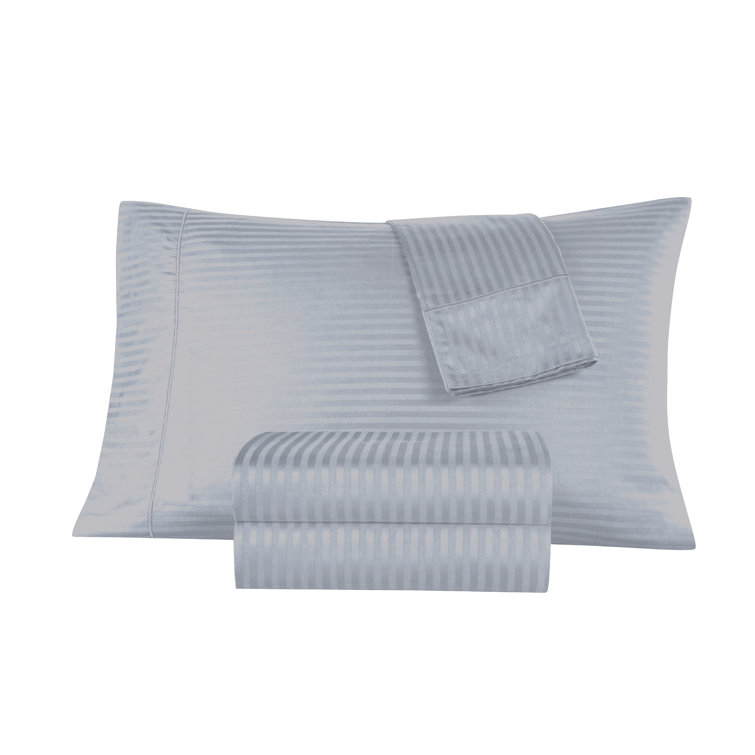 Silver 500 Thread Count Cotton Full Sheet Set
