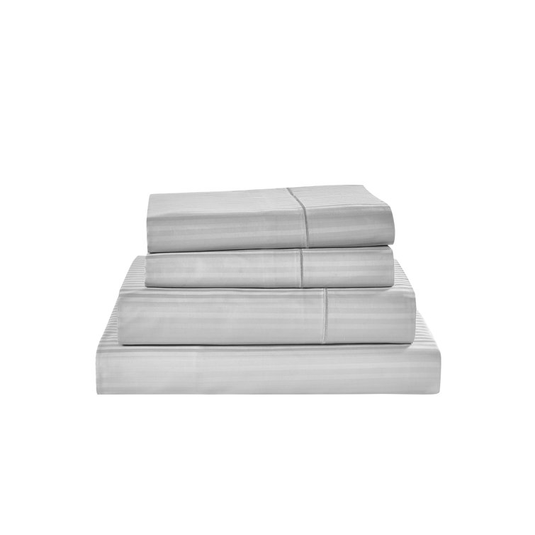 Silver 500 Thread Count Cotton Full Sheet Set