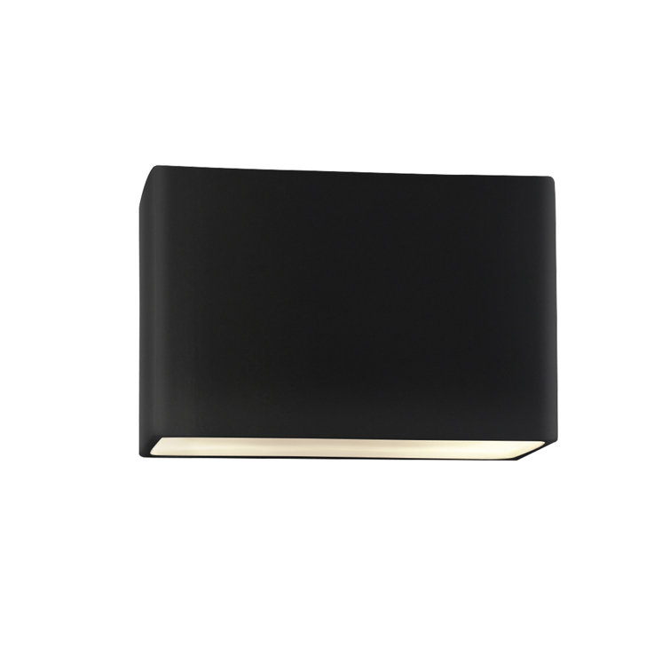 Midnight Sky Carbon Matte Black Dimmable Outdoor Sconce