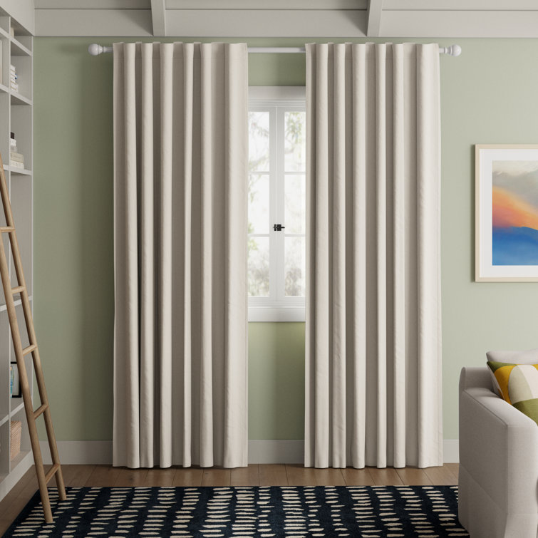 Taupe Velvet Blackout Rod Pocket Curtain Panel 52" x 96"