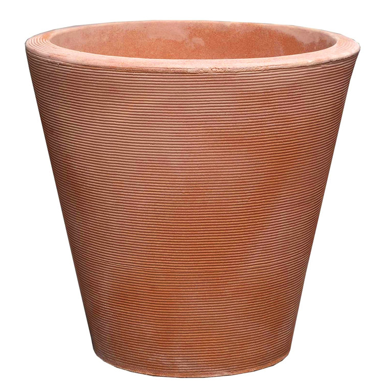 Madison 16" Weathered Terracotta Round Planter