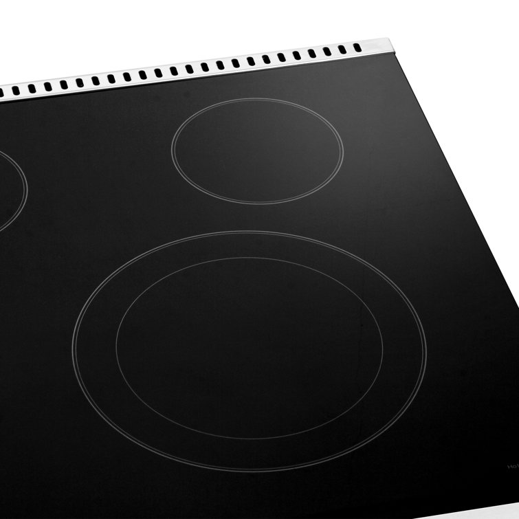 36" Stainless Steel Electric Convection Range with Ceramic Glass Cooktop