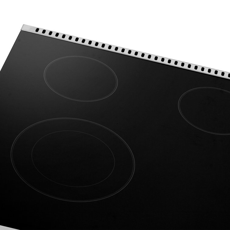 36" Stainless Steel Electric Convection Range with Ceramic Glass Cooktop