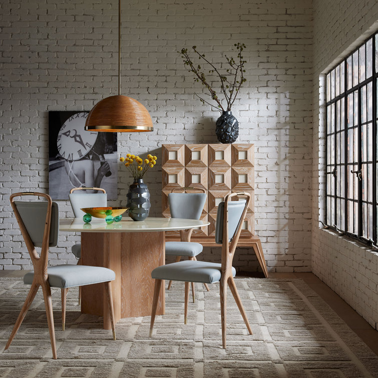 Matte Black Geometric Ceramic Table Vase
