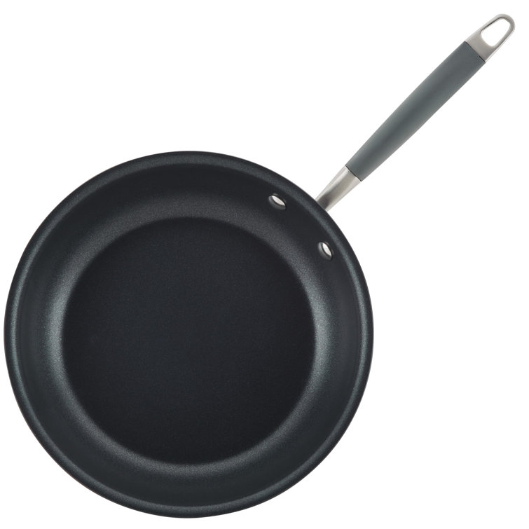 8.5-Inch Gray Aluminum Nonstick Frying Pan with Ceramic Coating