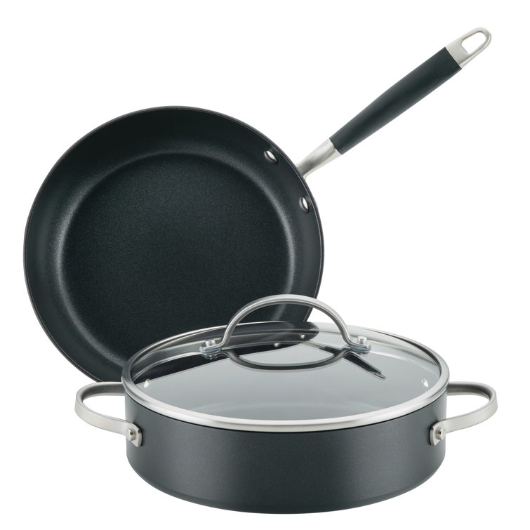Onyx Nonstick Aluminum 3-Piece Cookware Set with Lid
