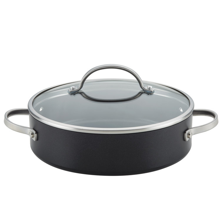Onyx Nonstick Aluminum 3-Piece Cookware Set with Lid