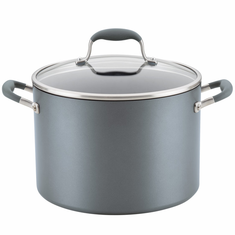 Moonstone Aluminum 10-Quart Nonstick Stockpot with Lid