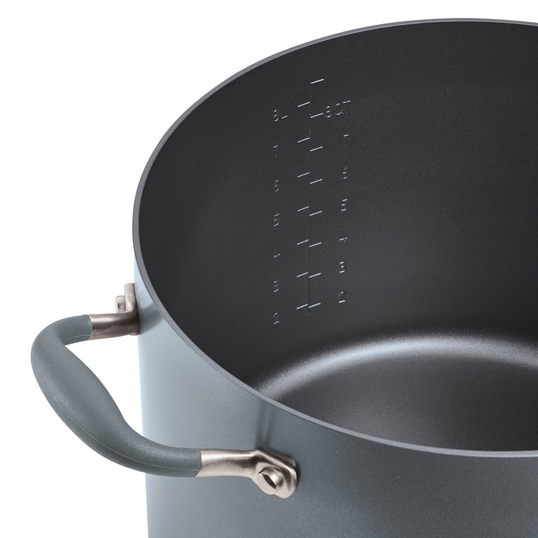 Moonstone Aluminum 10-Quart Nonstick Stockpot with Lid