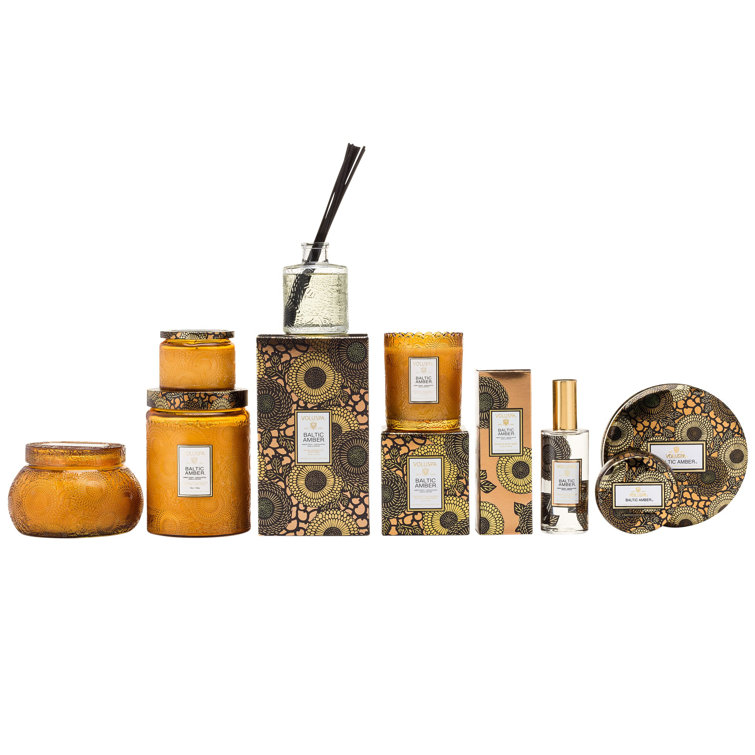 Amber Scented Coconut Wax Jar Candle, 18 oz