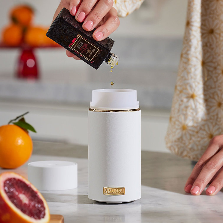 Matte White Cordless Ultrasonic Fragrance Oil Diffuser