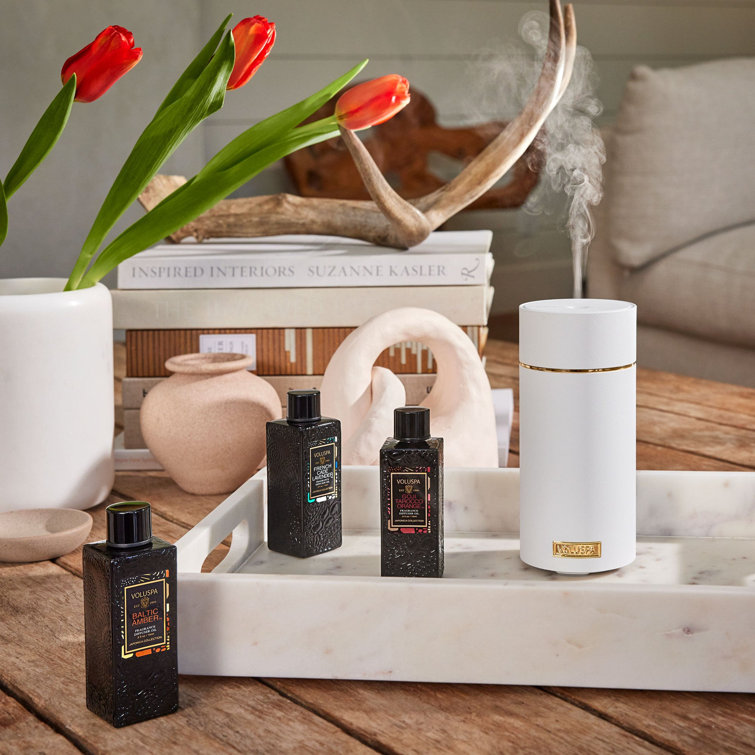 Matte White Cordless Ultrasonic Fragrance Oil Diffuser