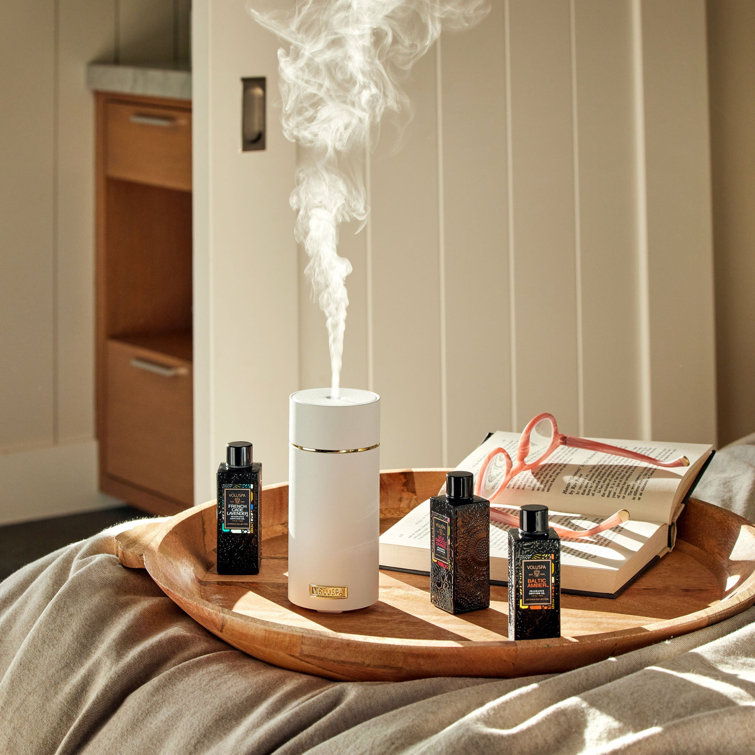 Matte White Cordless Ultrasonic Fragrance Oil Diffuser