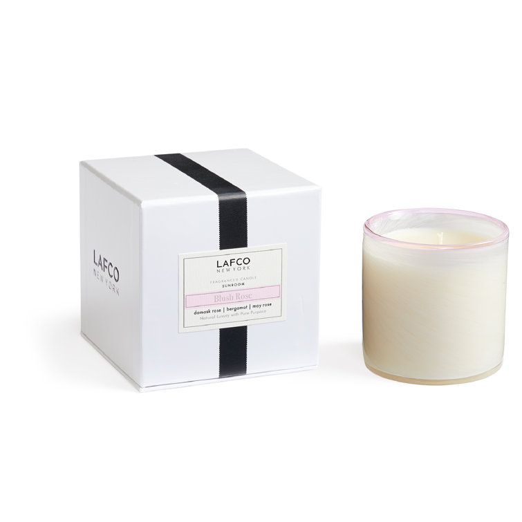 Blush Rose 6 oz Soy Wax Candle with Pink Pepper & Bergamot Notes