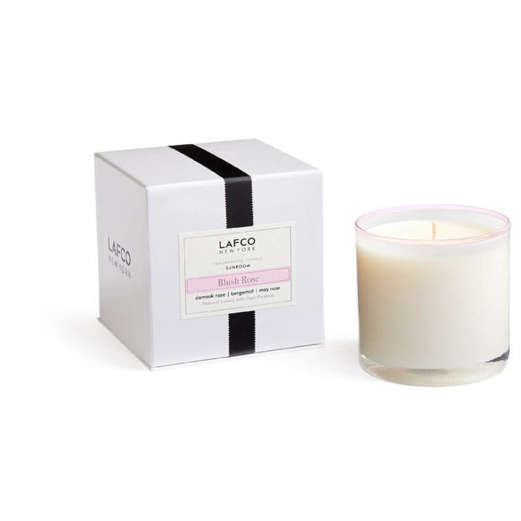Blush Rose 6 oz Soy Wax Candle with Pink Pepper & Bergamot Notes