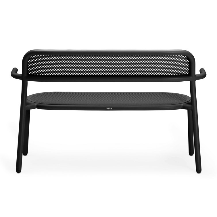 Bankski Anthracite Powder Coated Aluminum Outdoor Bench for 3