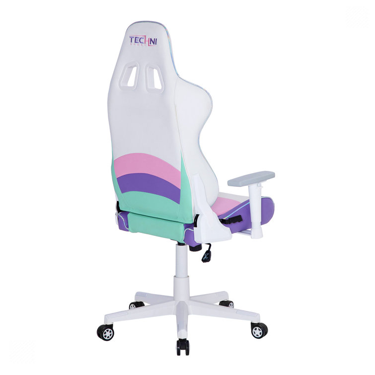 Kawaii High-Back Ergonomic Swivel Gaming Chair with Memory Foam