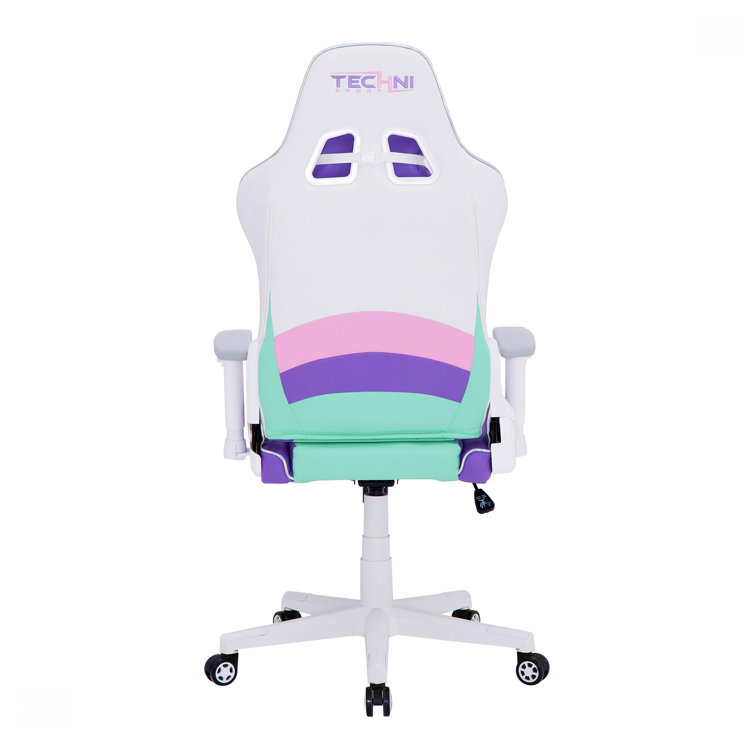 Kawaii High-Back Ergonomic Swivel Gaming Chair with Memory Foam