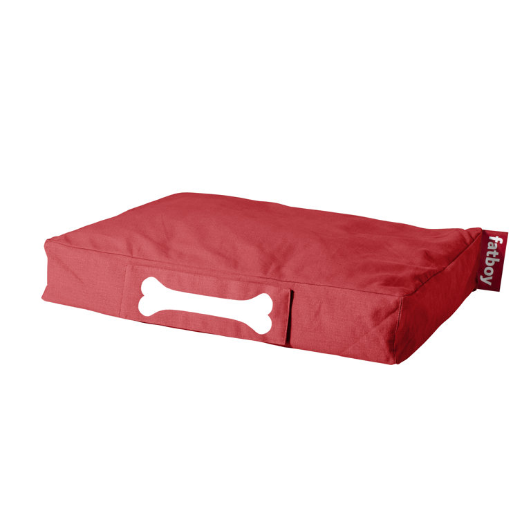 Small Black Stonewashed Chew Resistant Dog Bed