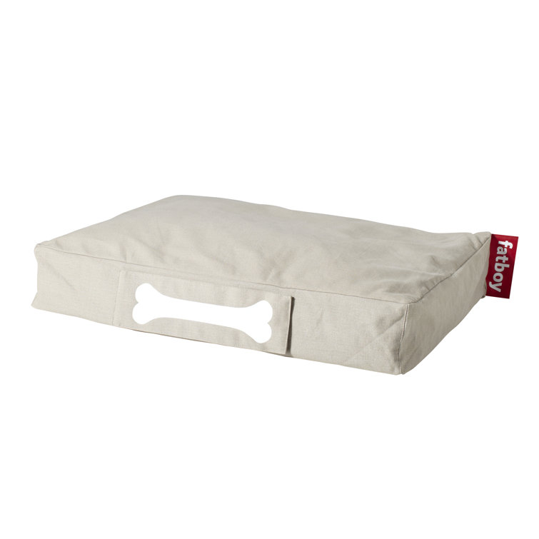 Small Black Stonewashed Chew Resistant Dog Bed