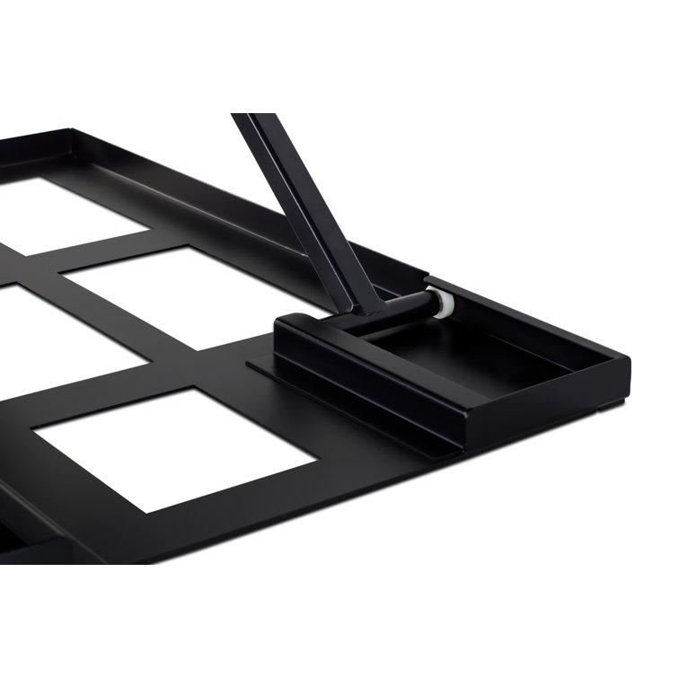 ErgoFlex Ultra Slim 35'' Black Metal Standing Desk Converter