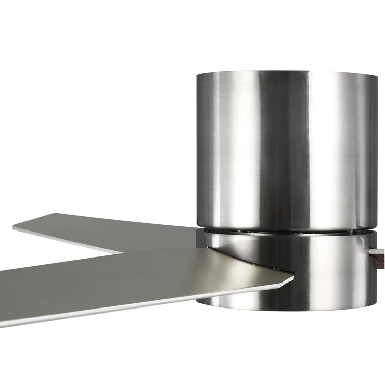 Braden 56" Brushed Nickel 3-Blade Ceiling Fan with LED Light