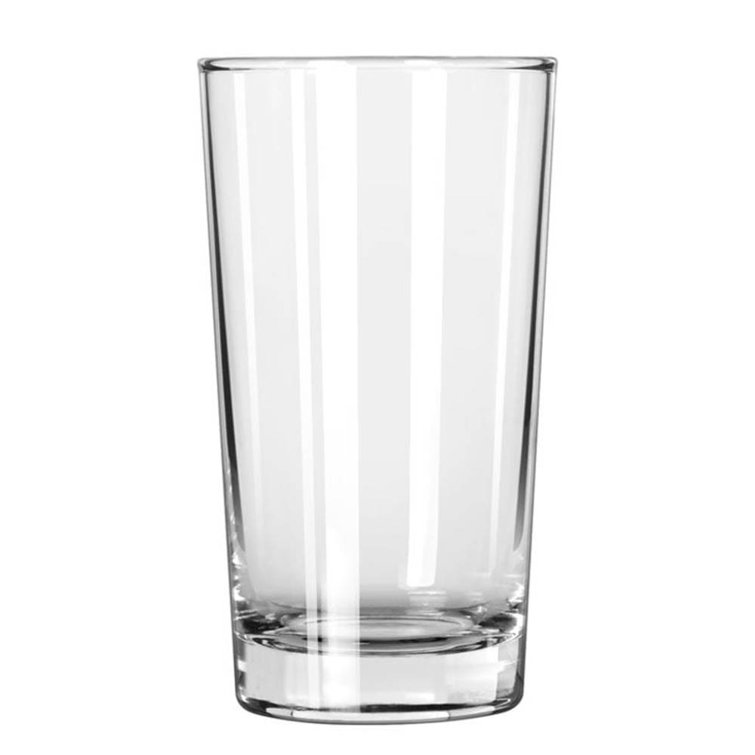 Clear Heavy Base 8 oz. Highball Glass Set