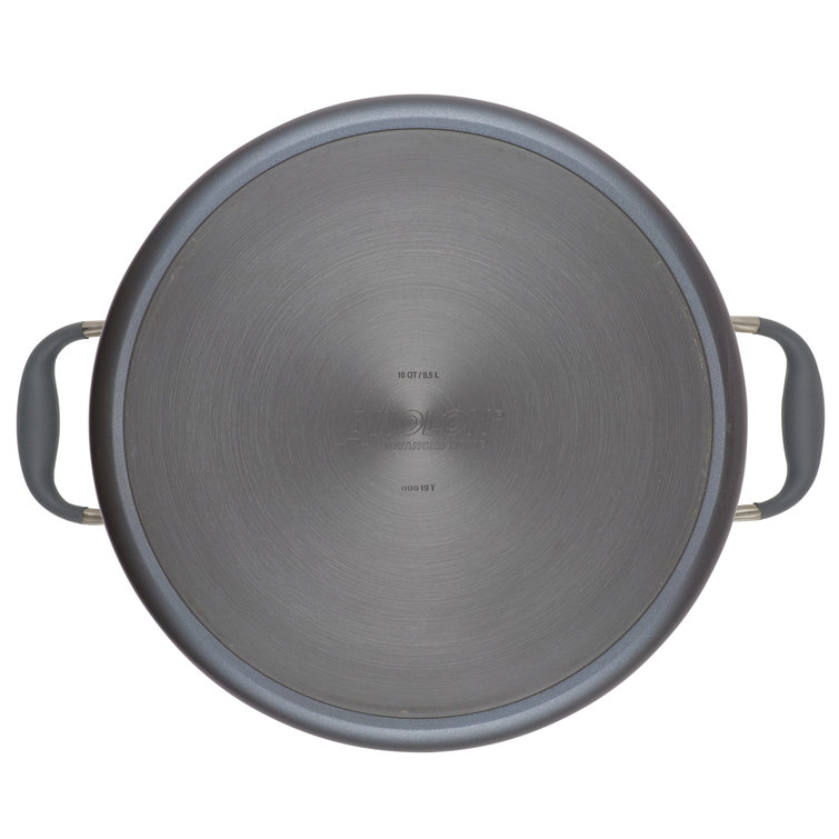 Moonstone Aluminum 10-Quart Nonstick Stockpot with Lid
