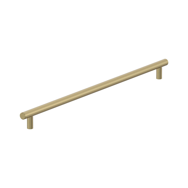 Golden Champagne 12-5/8 inch Steel Bar Pull with Mounting Hardware