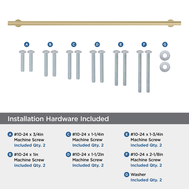 Champagne Bronze 27" Modern Appliance Pull with Mounting Hardware
