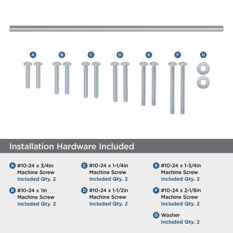 Stainless Steel 24-Inch Modern Bar Pull Handle