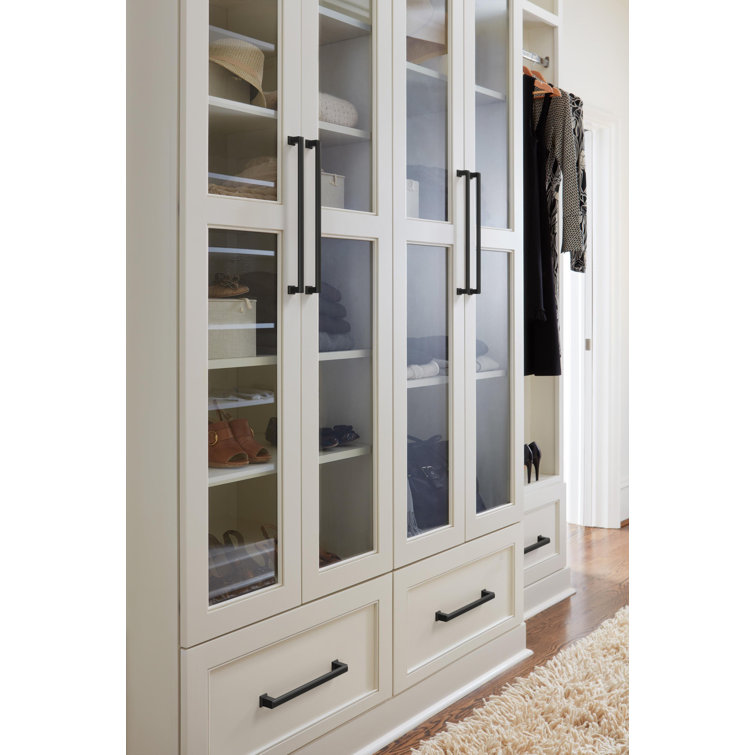 Matte Black 13-Inch Modern Appliance Pull with Mounting Hardware